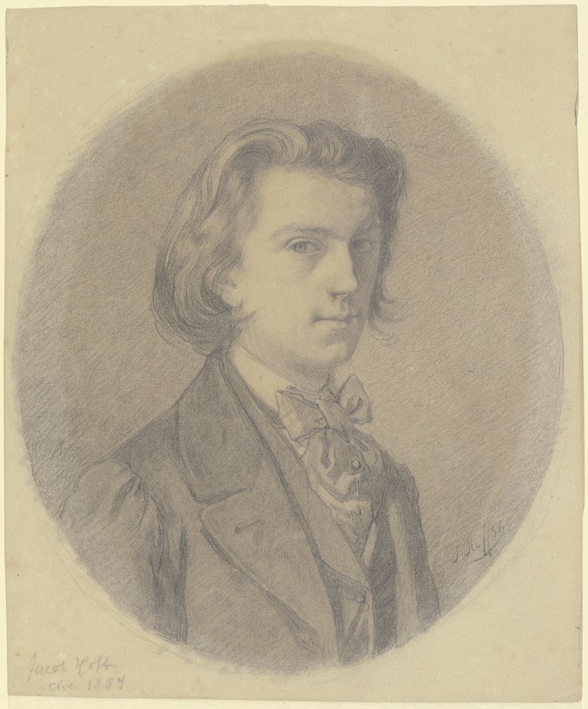 Selbstbildnis, Johann Jakob Hoff