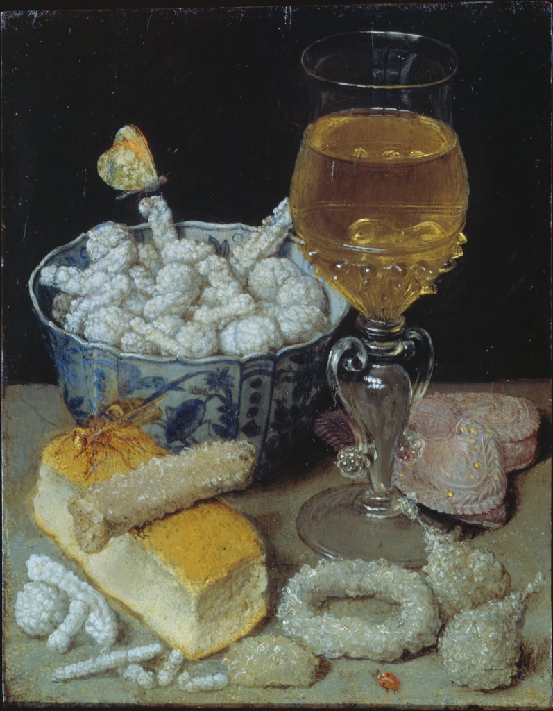 Stillleben mit Brot und Zuckerwerk, Georg Flegel