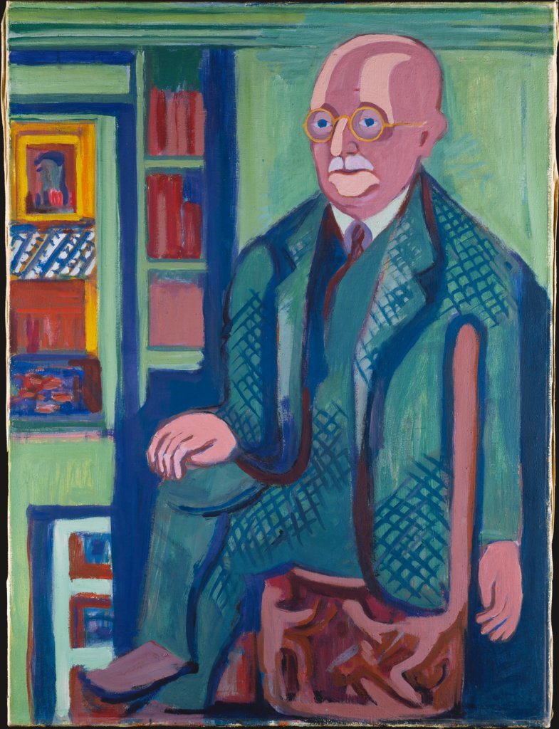 Bildnis Dr. Carl Hagemann, Ernst Ludwig Kirchner