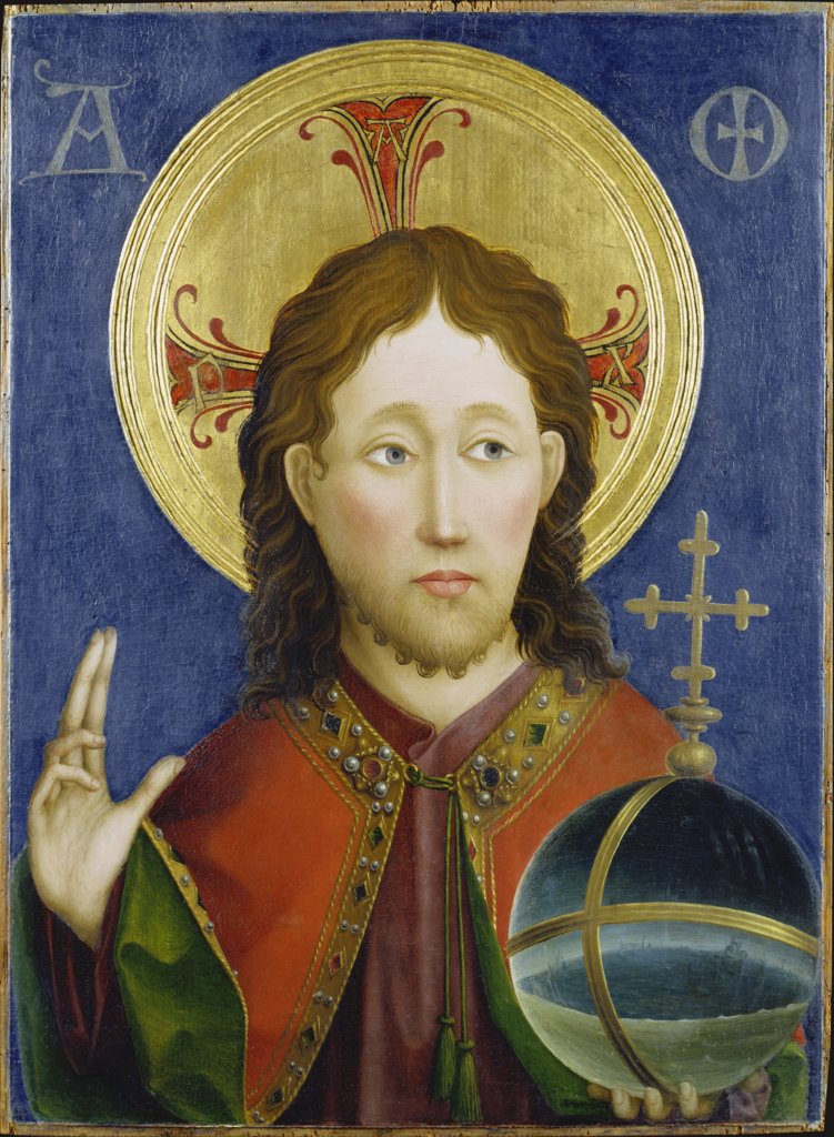 Christus als Salvator Mundi, Meister der Darmstädter Passion