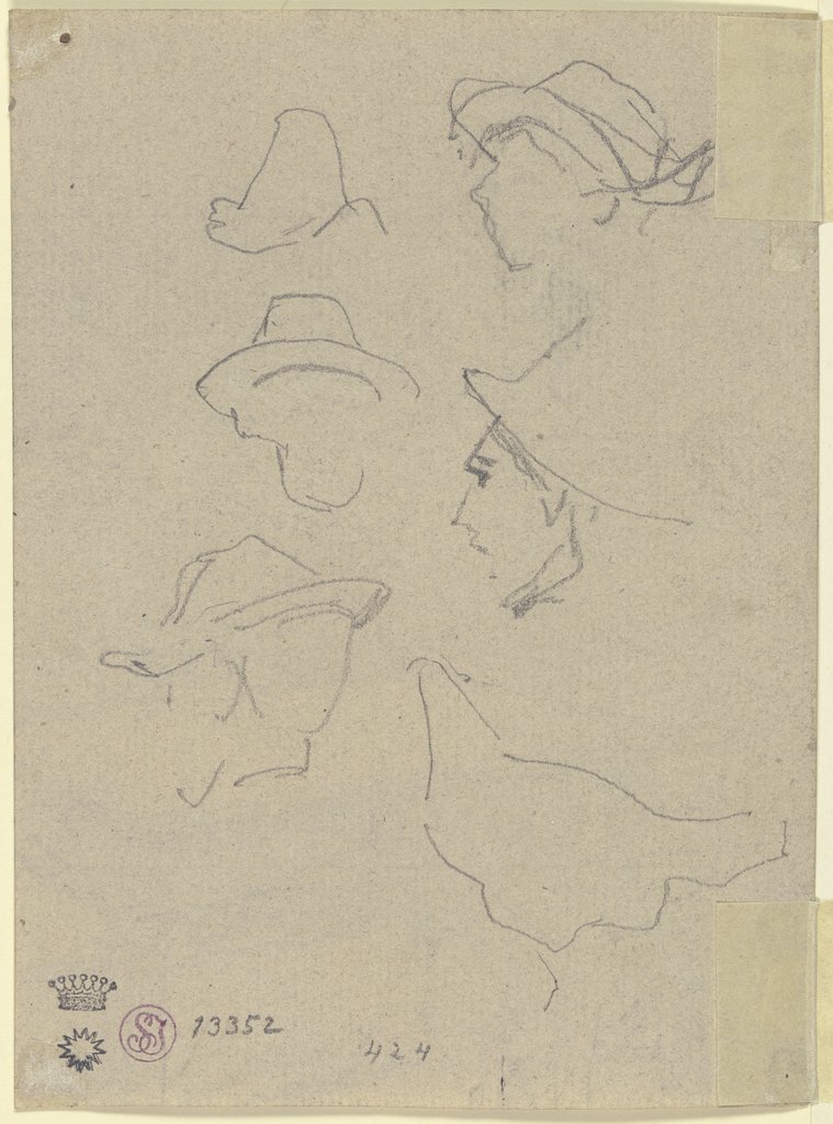 Study of a head, August von Pettenkofen