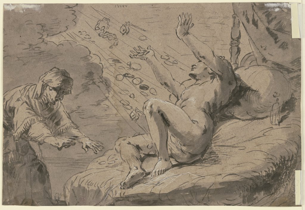 Danaë und der Goldregen, Leonaert Bramer