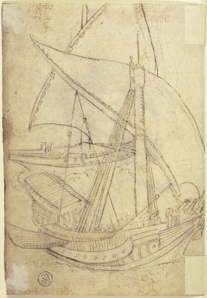 Two ships, Italian, 16th century