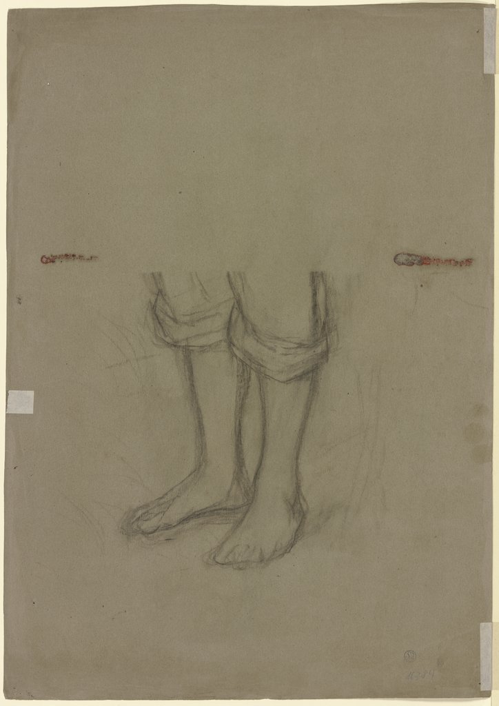 Two legs in short trousers, Otto Scholderer