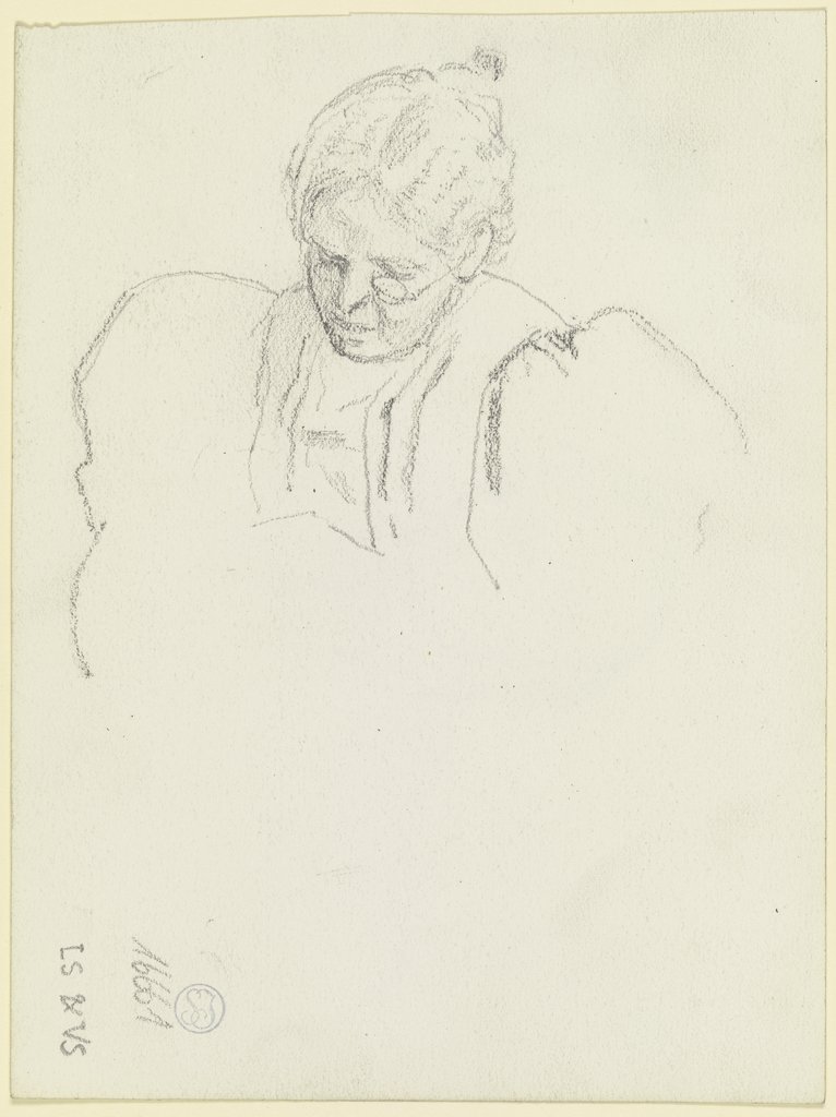 Portrait of Luise Scholderer, Otto Scholderer