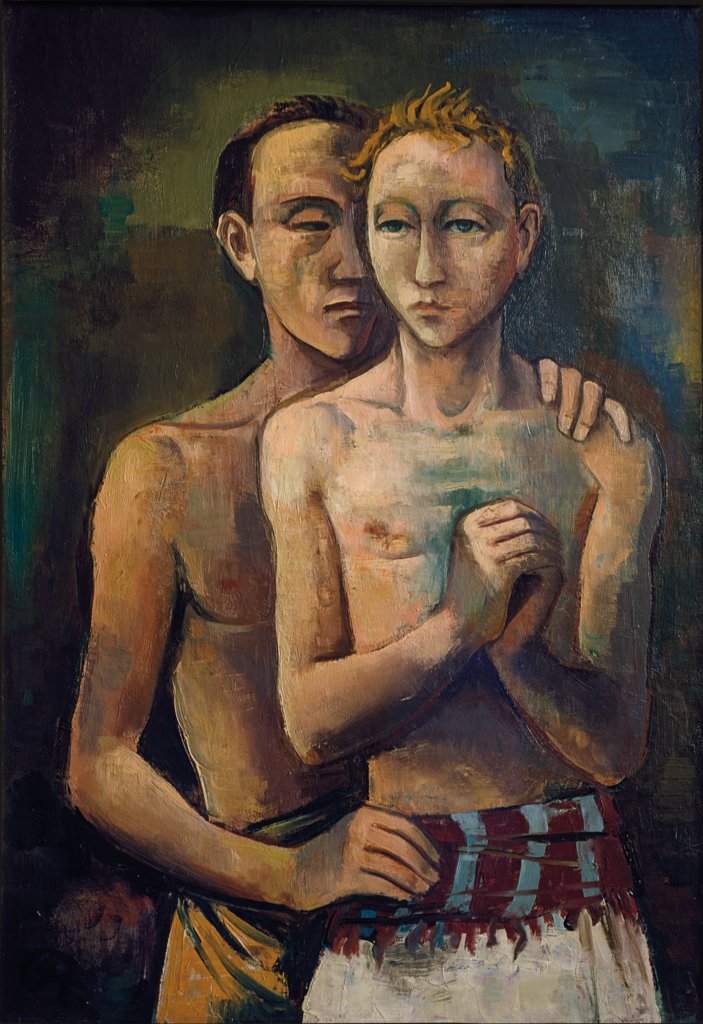 Two Friends, Karl Hofer