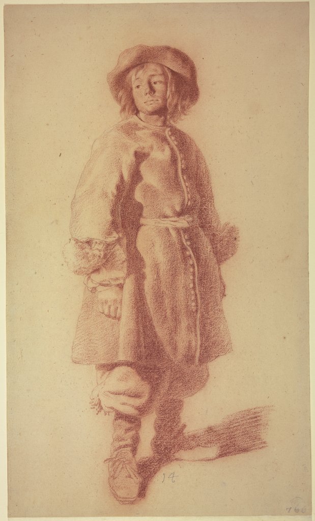 Standing Youth in a Marine Uniform, Moses ter Borch