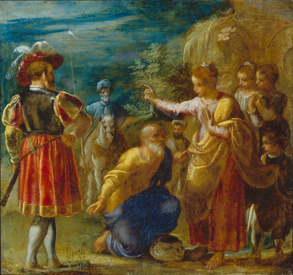 Die Befragung des Judas Cyriacus, Adam Elsheimer