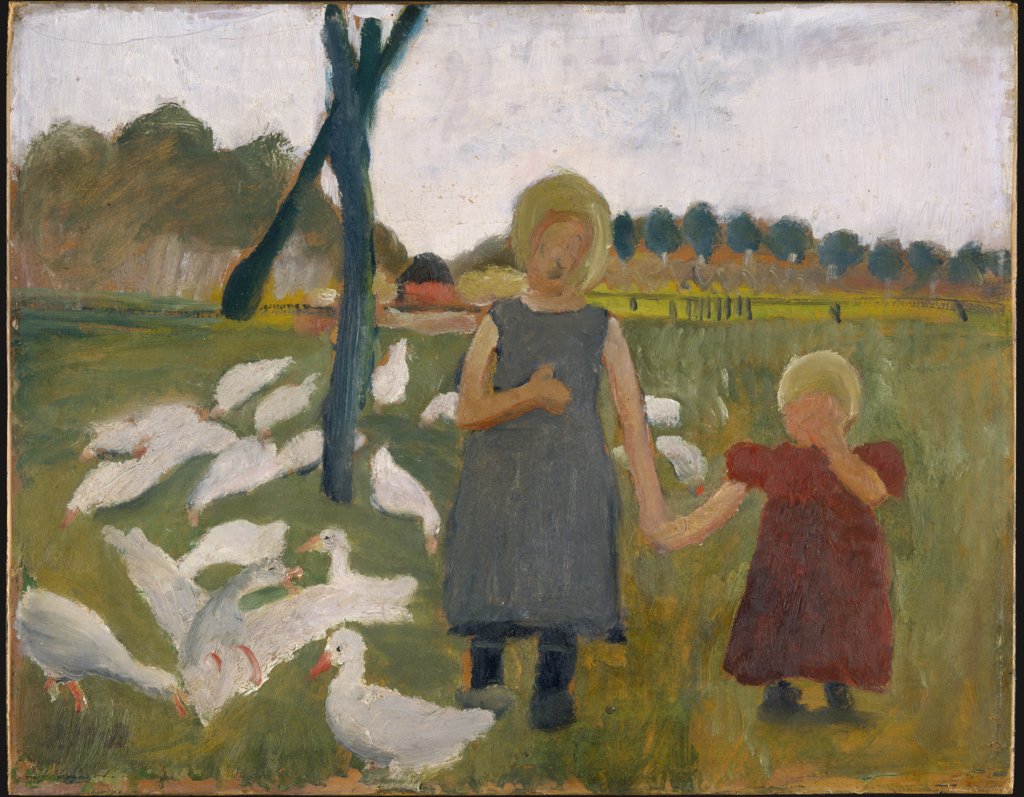 Kinder mit Gänsen, Paula Modersohn-Becker