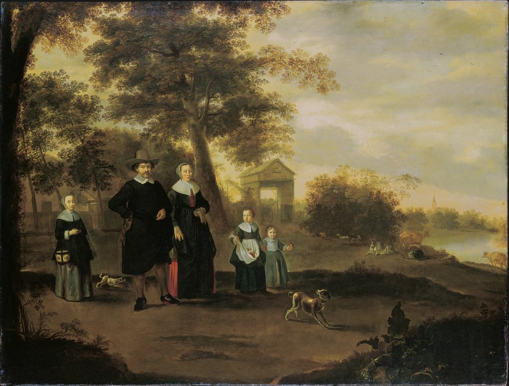 Die Familie des Predigers Reinier Halma in Langerak an der Lek, Jacques Muller, Jacob Gerritsz. Bemmel