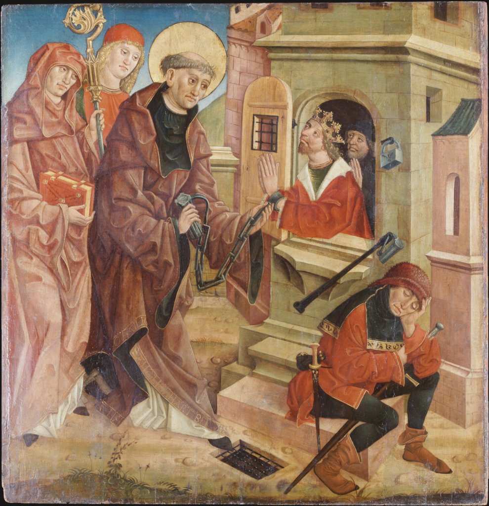 St Leonard Freeing Prisoners, Austrian Master around 1490