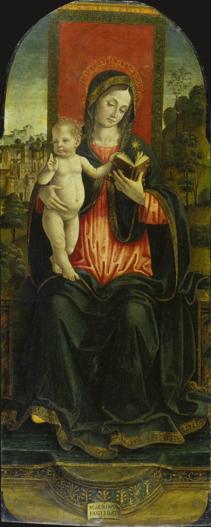 Madonna mit Kind, Macrino d'Alba