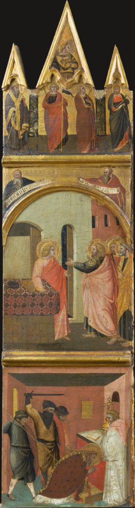 Calling and Martyrdom of Saint Matthew, Pietro Lorenzetti;  workshop