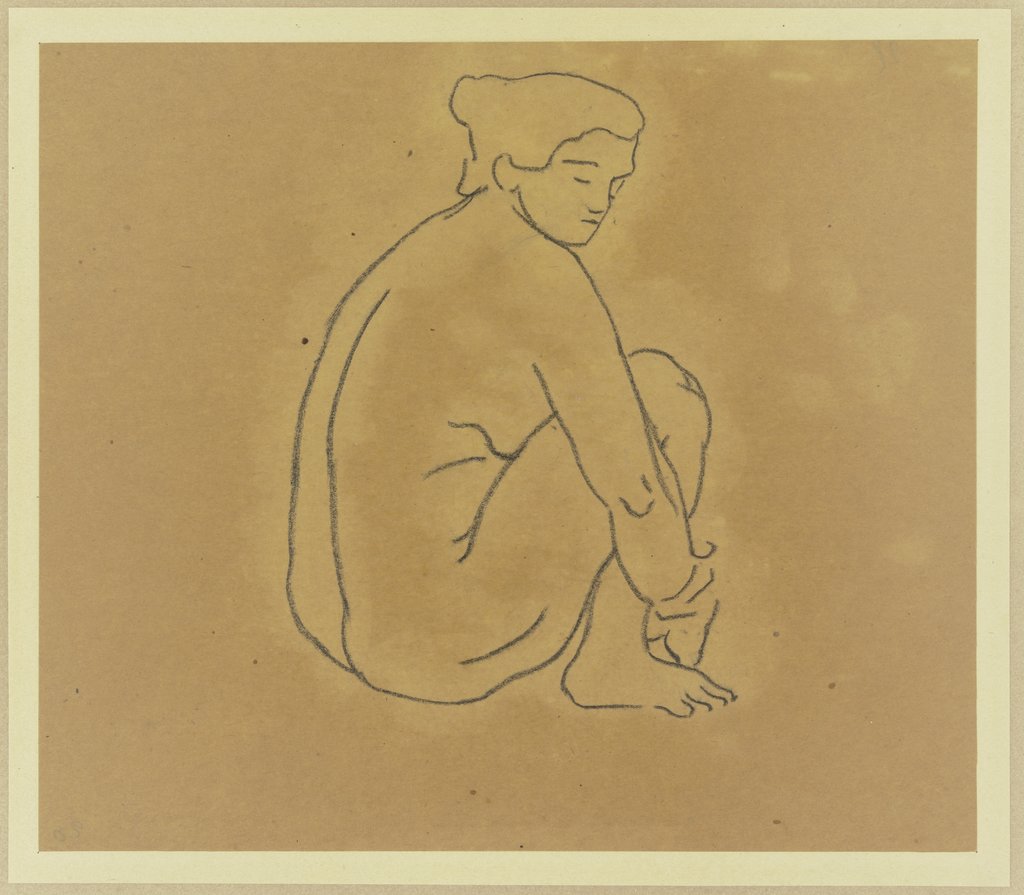 Auf dem Boden hockende Frau, Aristide Maillol