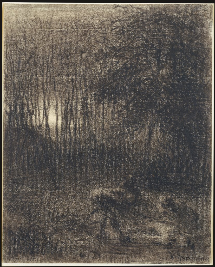 Nocturnal Scene in a Forest, Jean François Millet