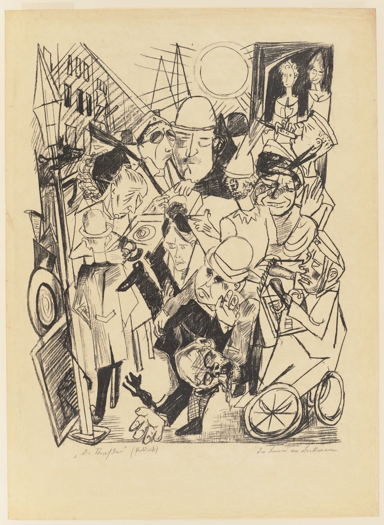 The Street, Max Beckmann