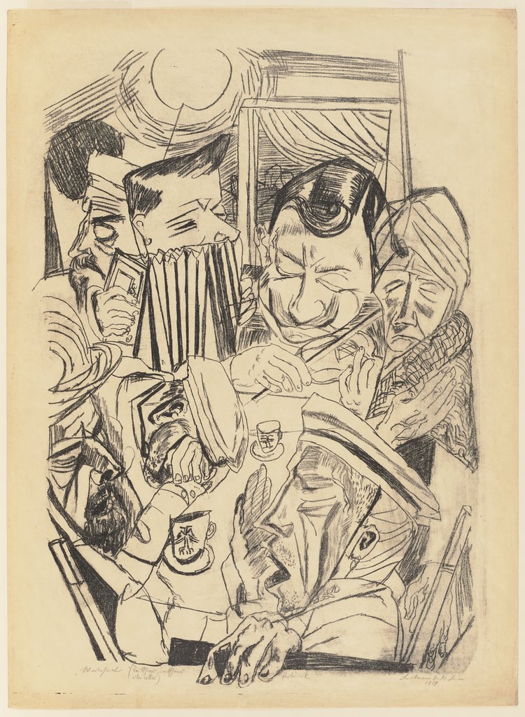 Das patriotische Lied, Max Beckmann