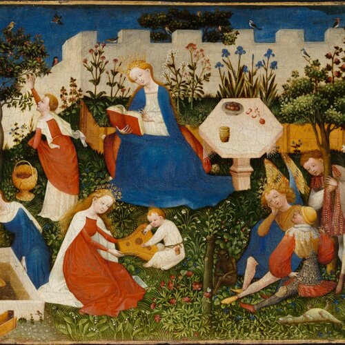 The Little Garden of Paradise, Upper Rhenish Master ca. 1410/20