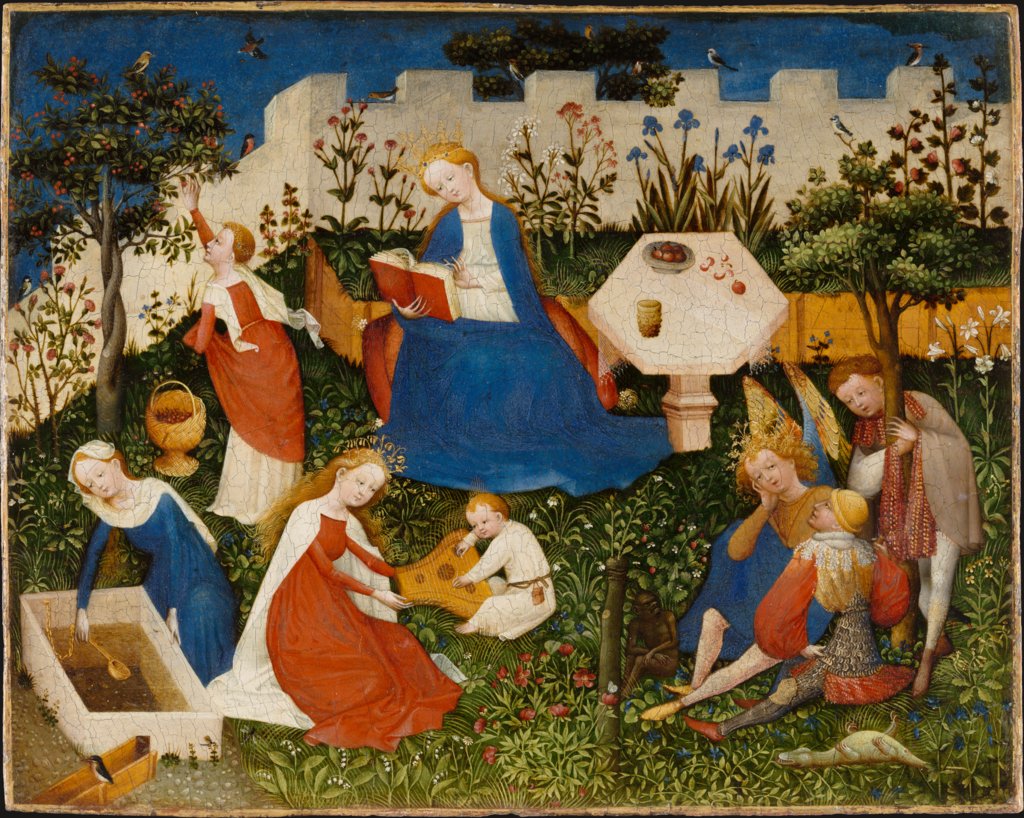 The Little Garden of Paradise, Upper Rhenish Master ca. 1410/20