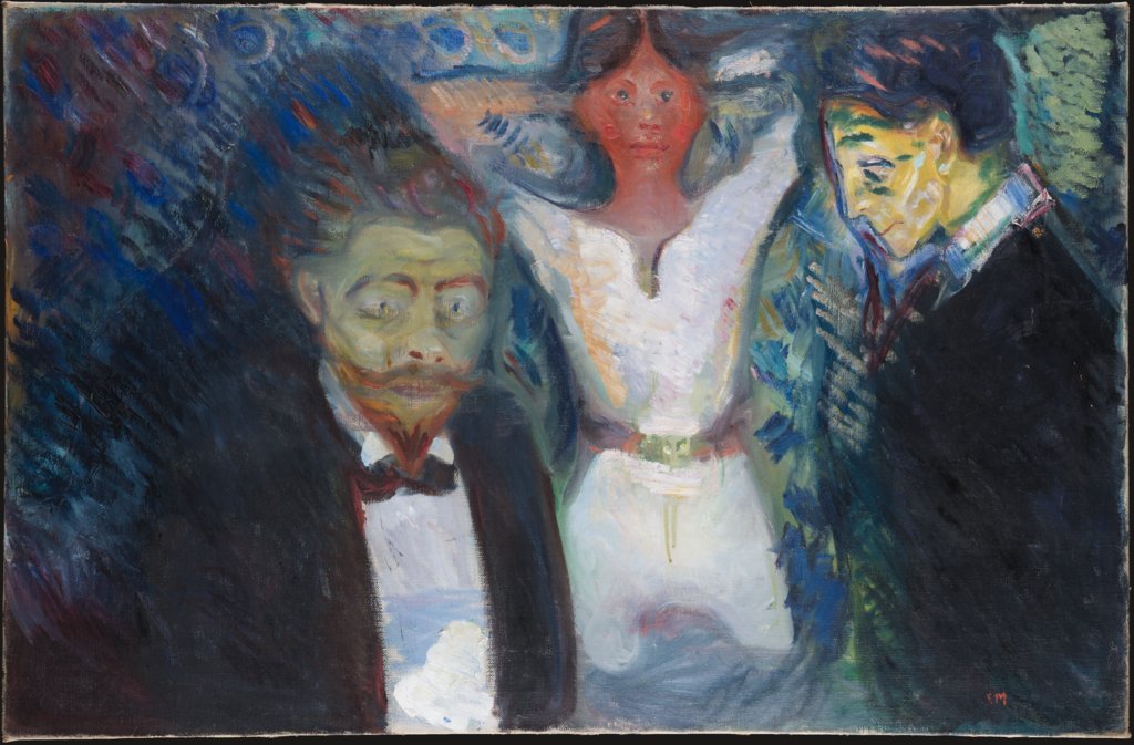 Eifersucht, Edvard Munch