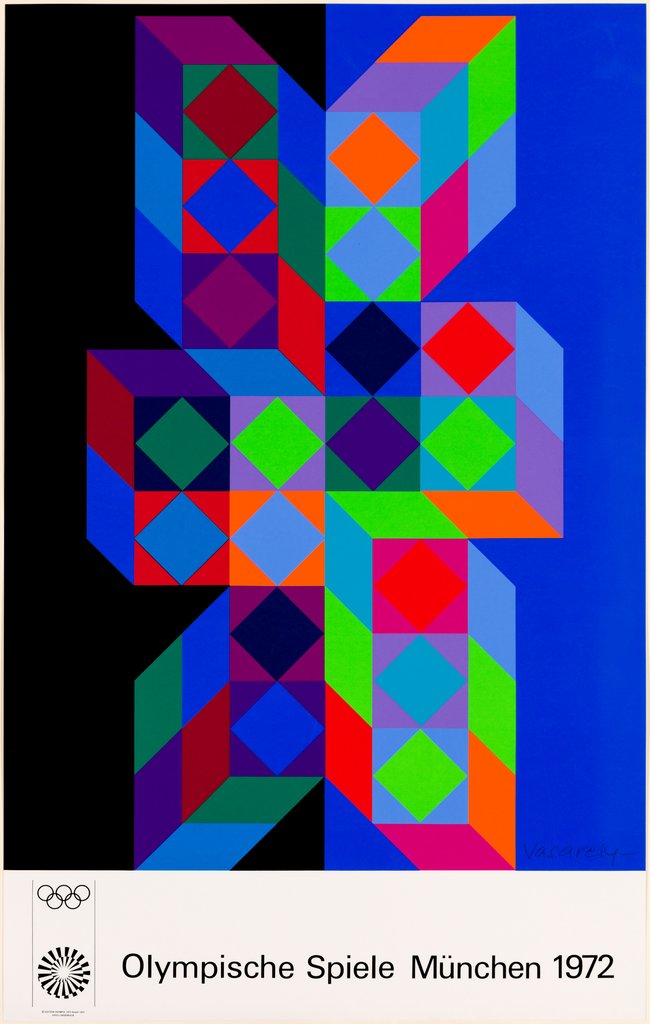 Olympia-Plakat München, Victor Vasarely