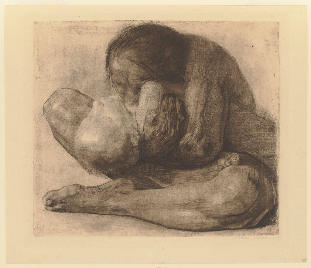 Frau mit totem Kind, Käthe Kollwitz