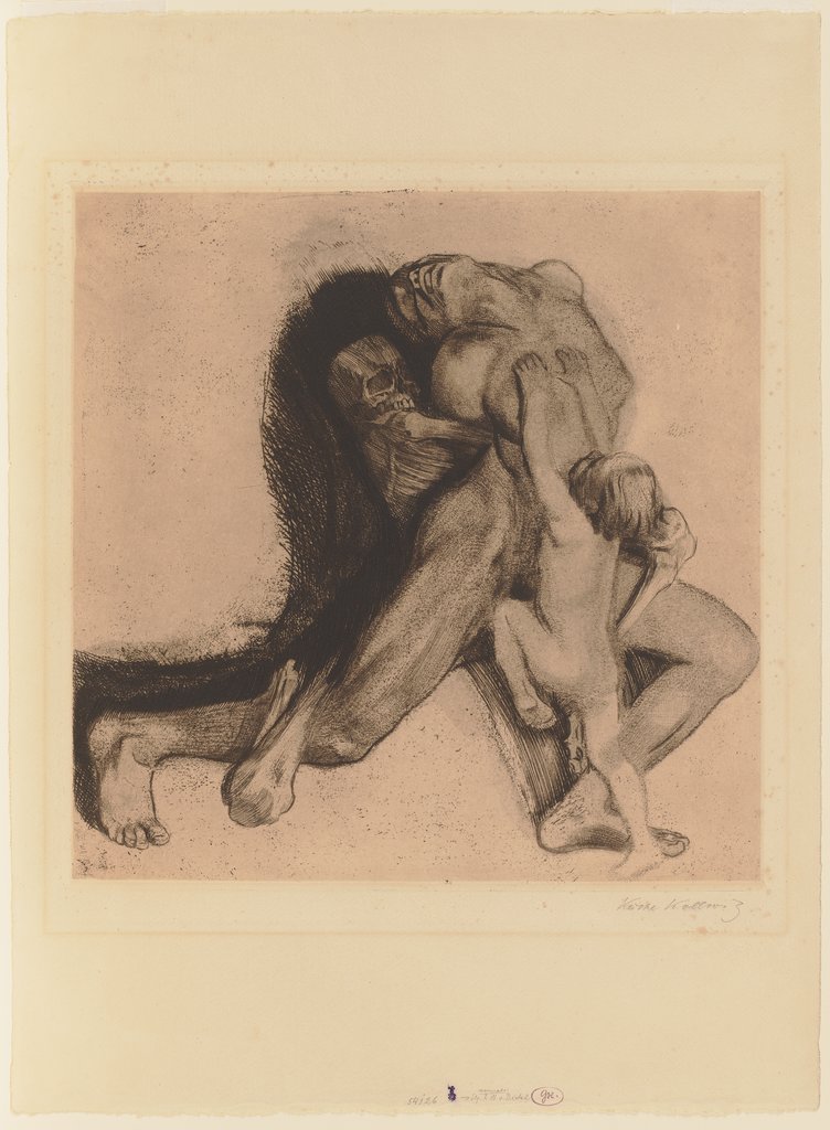 Death and Woman, Käthe Kollwitz