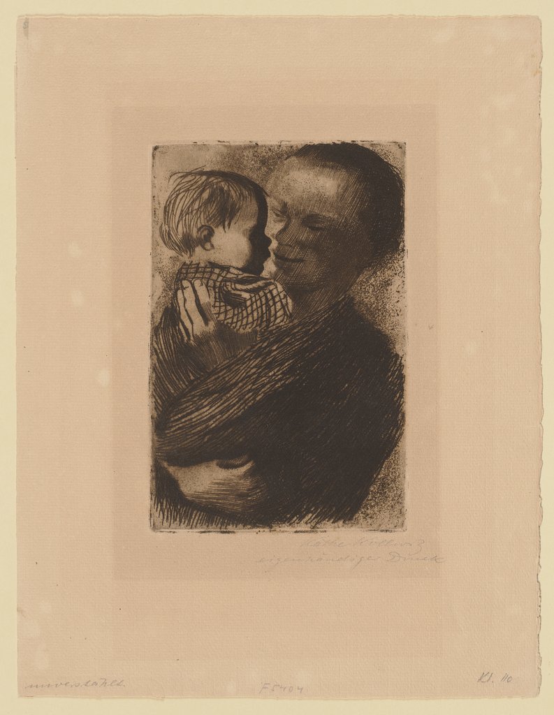 Mutter mit Kind auf dem Arm, Käthe Kollwitz