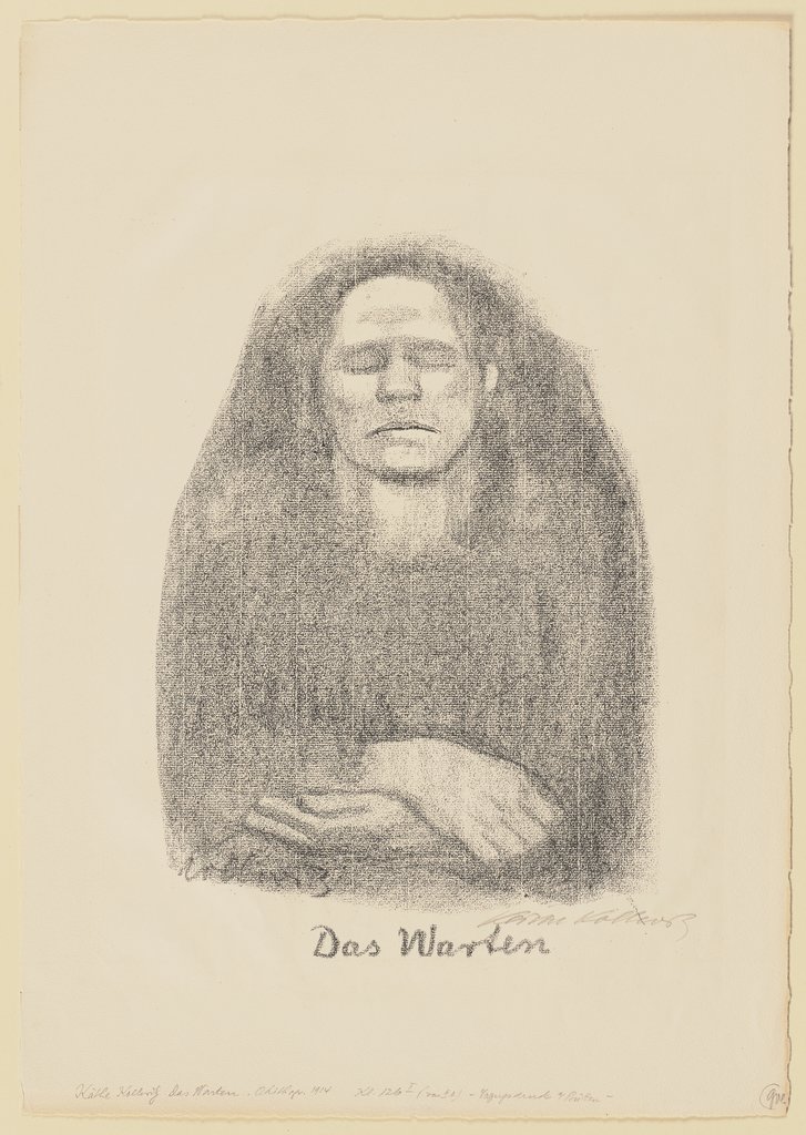 Das Warten (Das Bangen), Käthe Kollwitz