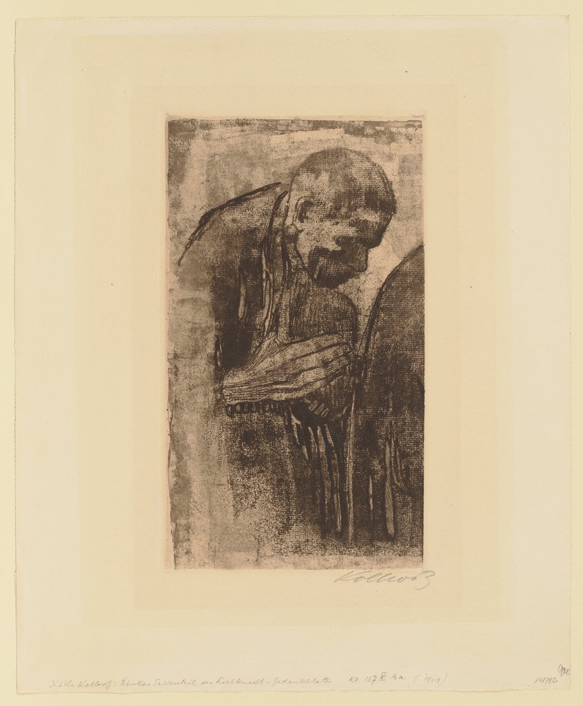 Der Trauernde, Käthe Kollwitz