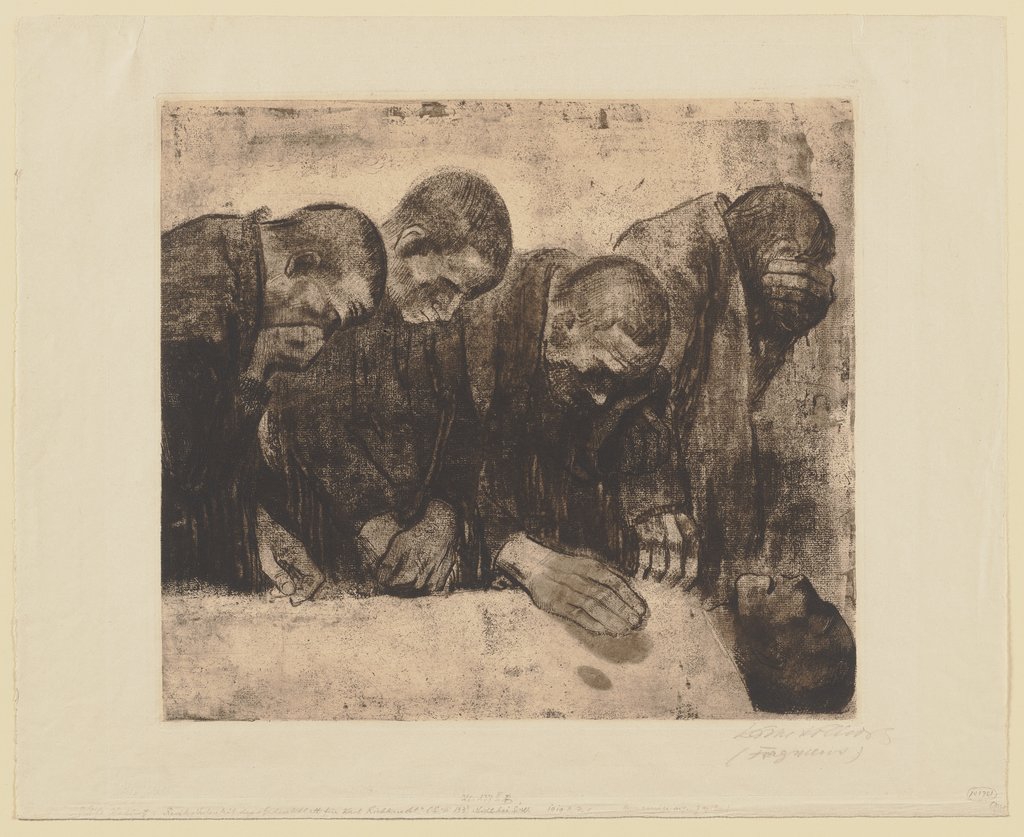 Die vier Trauernden, Käthe Kollwitz