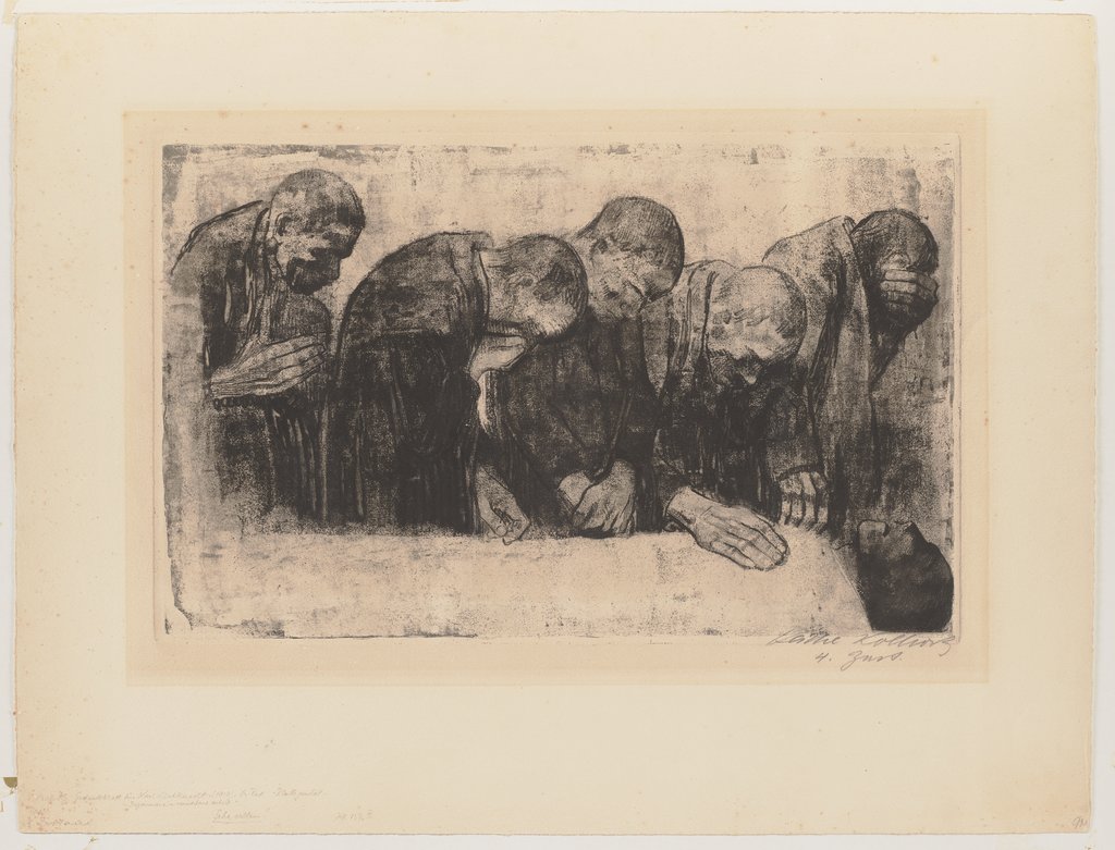 Memorial print for Karl Liebknecht, Käthe Kollwitz