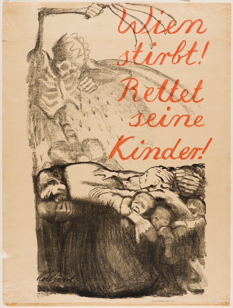 Vienna Is Dying! Save Its Children!, Käthe Kollwitz