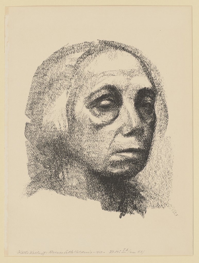 Small Self-Portrait, Käthe Kollwitz