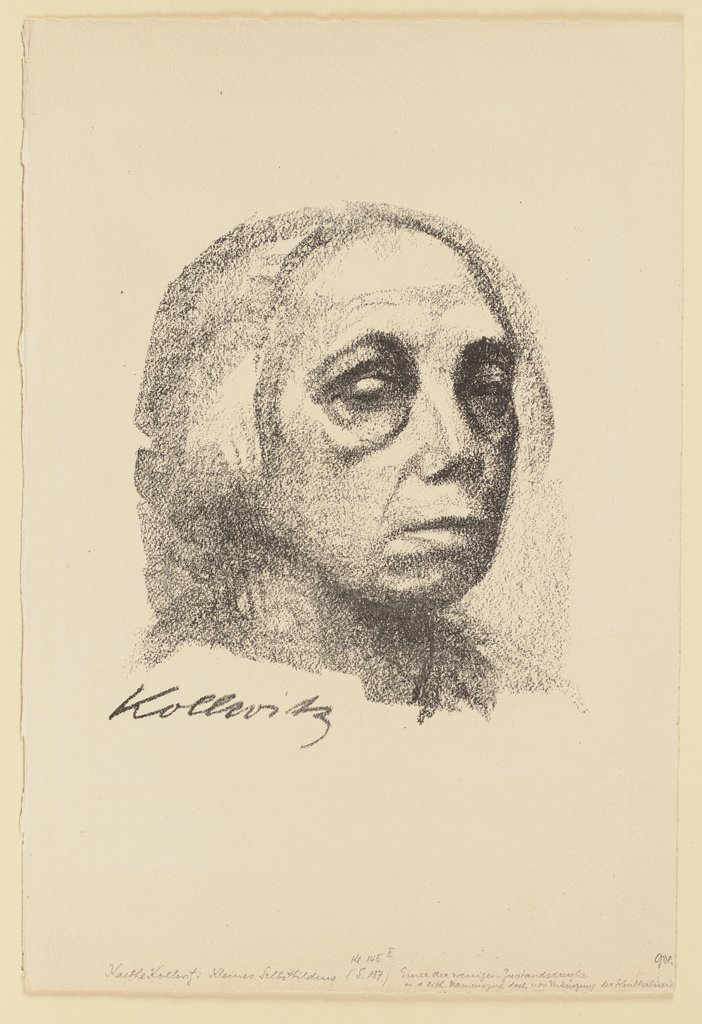 Kleines Selbstbildnis, Käthe Kollwitz