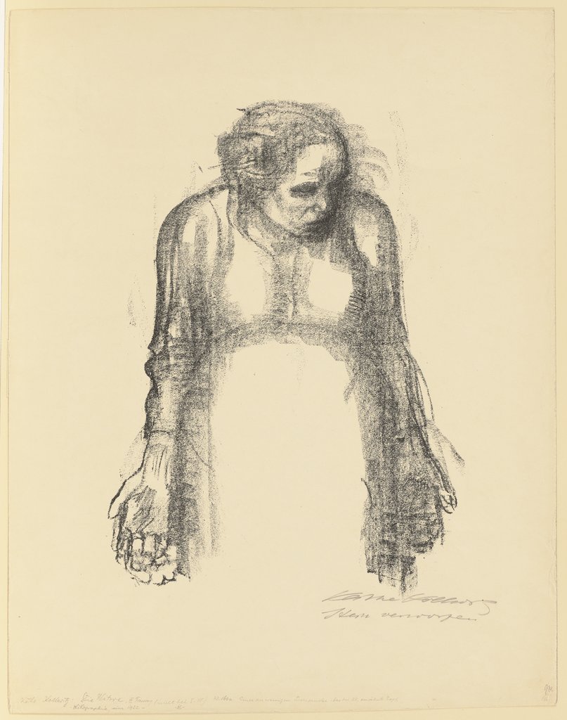 Die Witwe I, Käthe Kollwitz