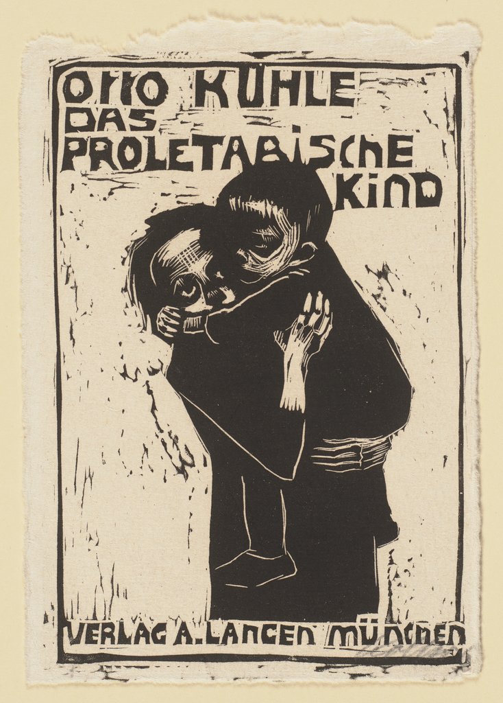 Mädchen ein Kind tragend, Käthe Kollwitz