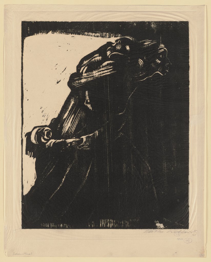 Frau mit Kindern in den Tod gehend, Käthe Kollwitz