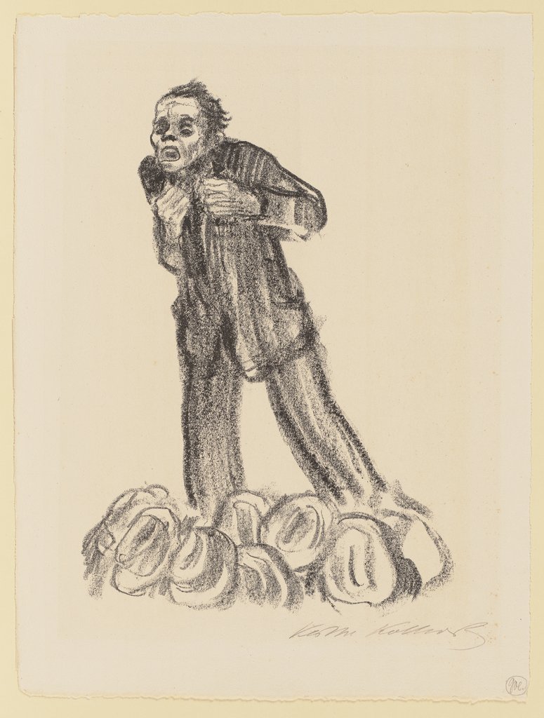 Der Agitationsredner, Käthe Kollwitz