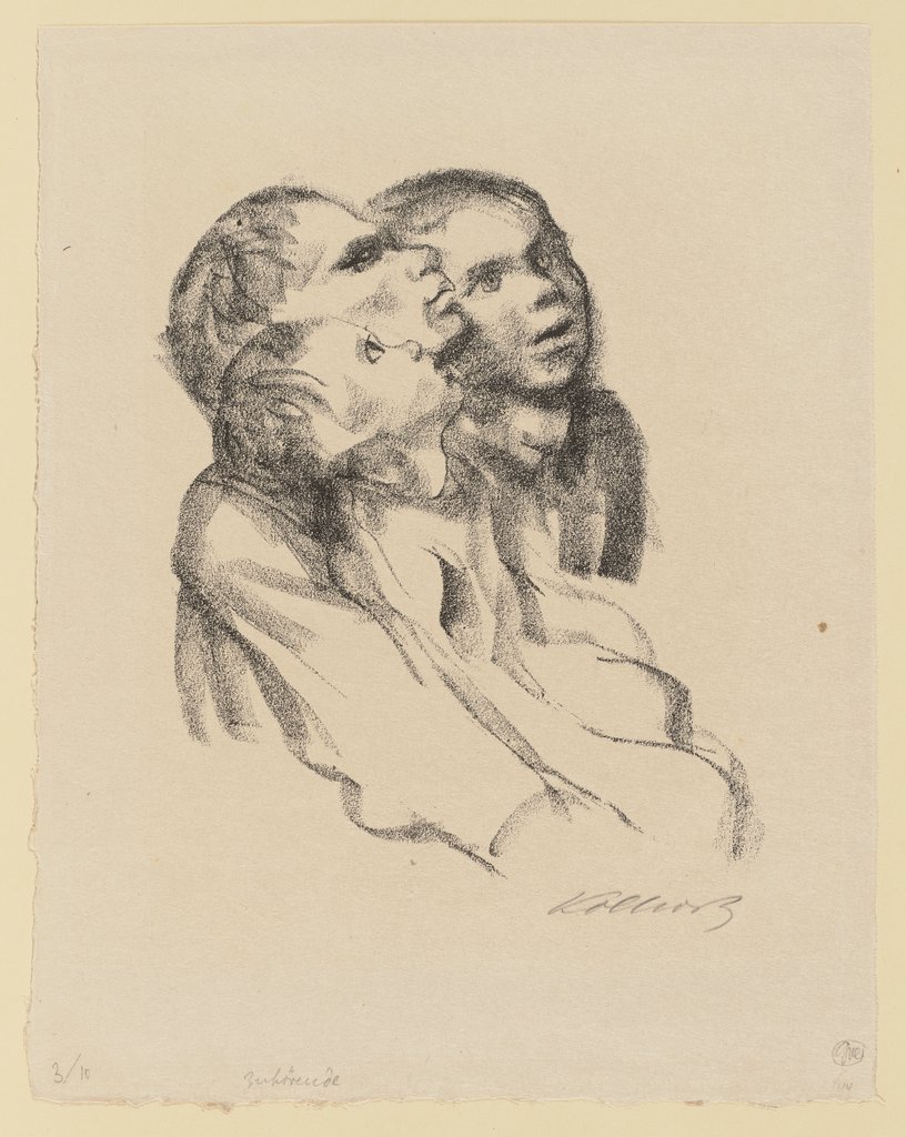 Zuhörende, Käthe Kollwitz