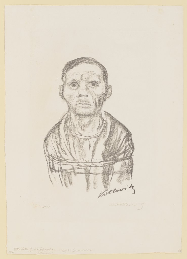 Der Gefesselte, Käthe Kollwitz