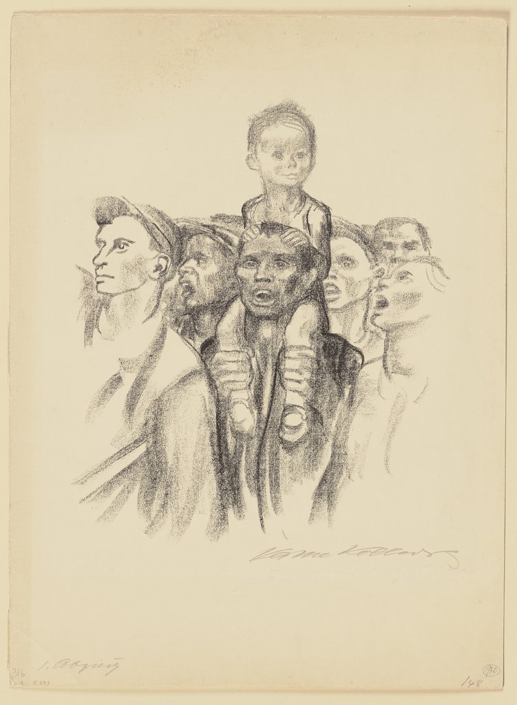 Demonstration, Käthe Kollwitz