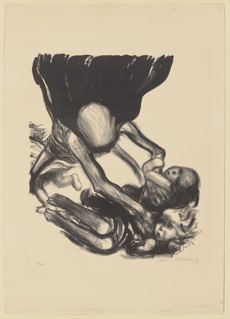 Death seizes the Children, Käthe Kollwitz