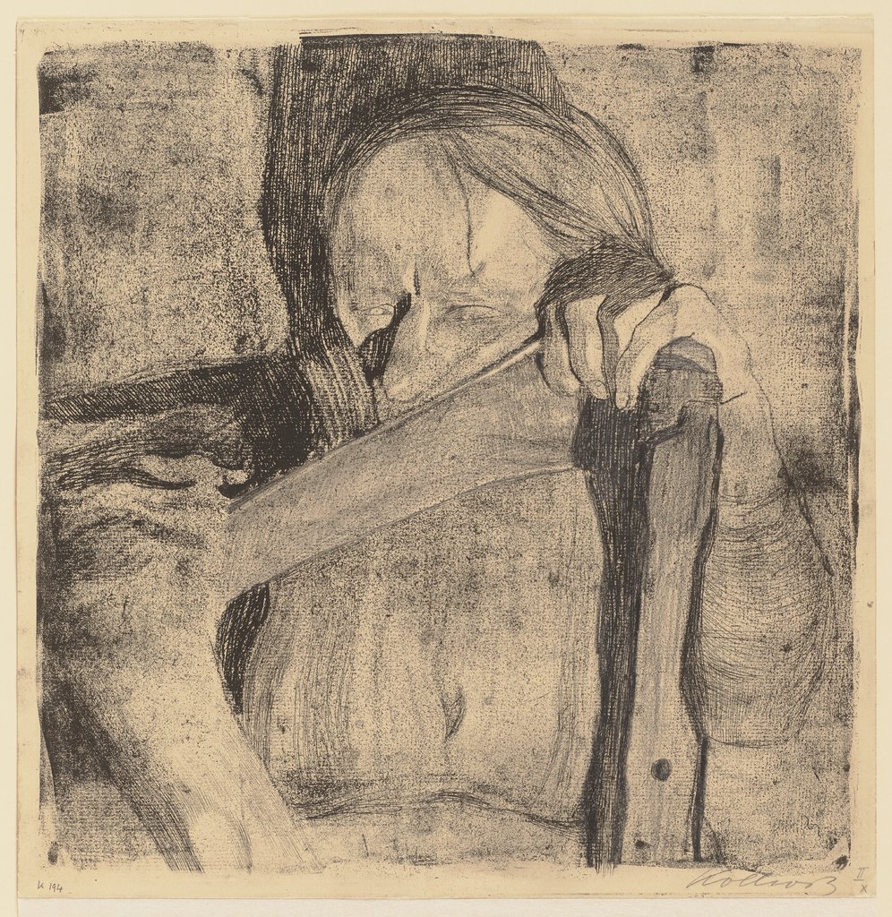 Sharpening the Scythe, Käthe Kollwitz