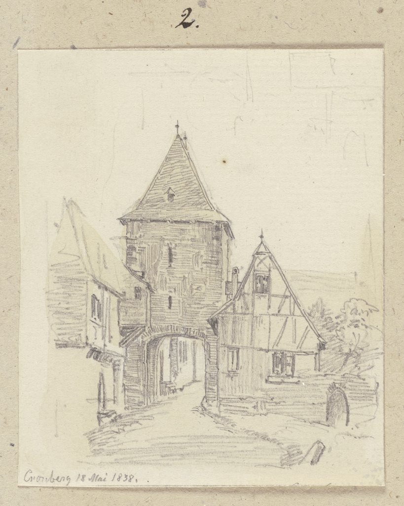 City gate in Kronberg, Carl Theodor Reiffenstein