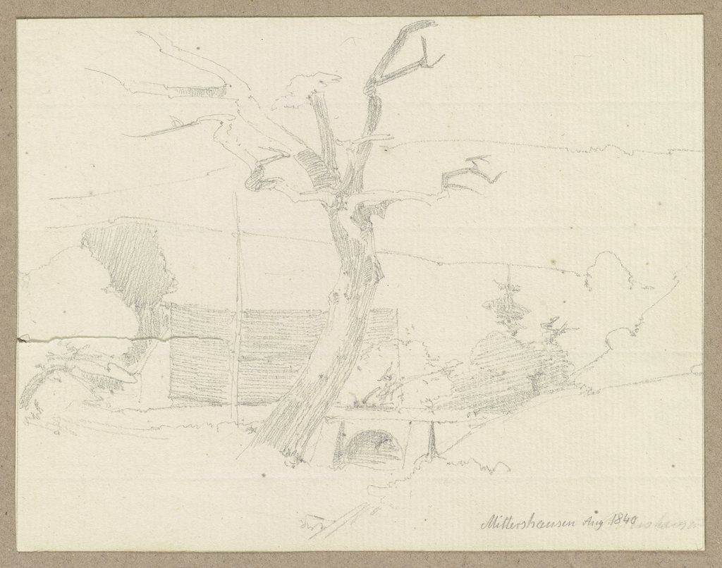 View of Mittershausen, Carl Theodor Reiffenstein