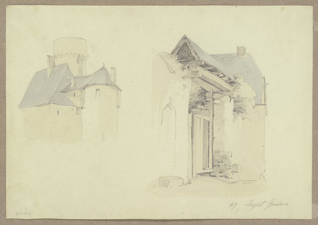 Upper castle in Gondorf, Carl Theodor Reiffenstein