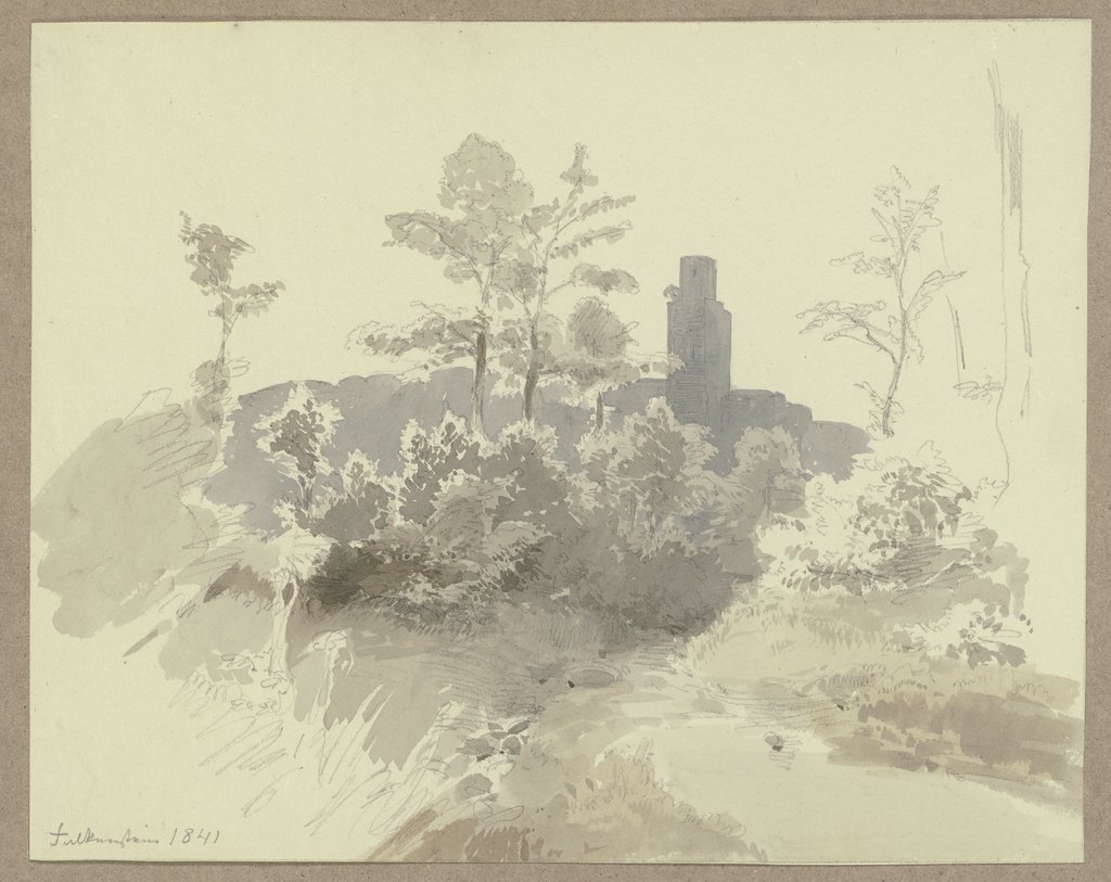 Falkenstein castle, Carl Theodor Reiffenstein