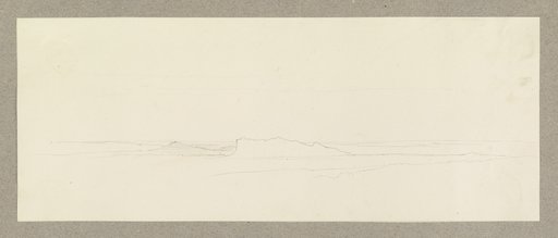 Blick vom Harz auf die Burg Regenstein im Harzvorland, Carl Theodor Reiffenstein