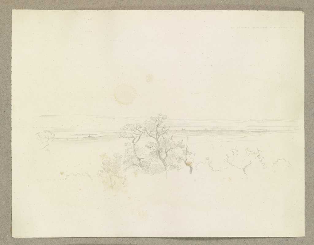 Flat landscape, Carl Theodor Reiffenstein